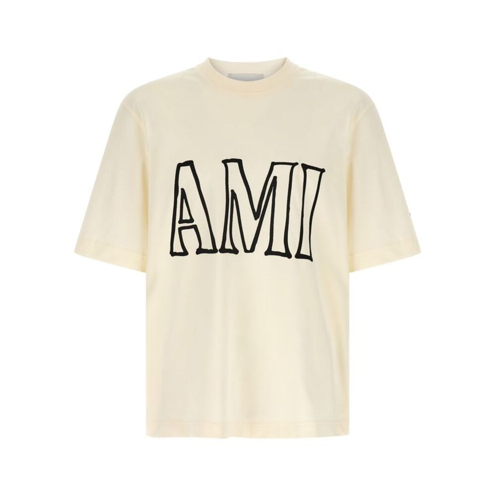 Ami Paris Men's Logo Print T-Shirt